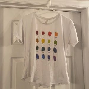 Paint Palette White Tee